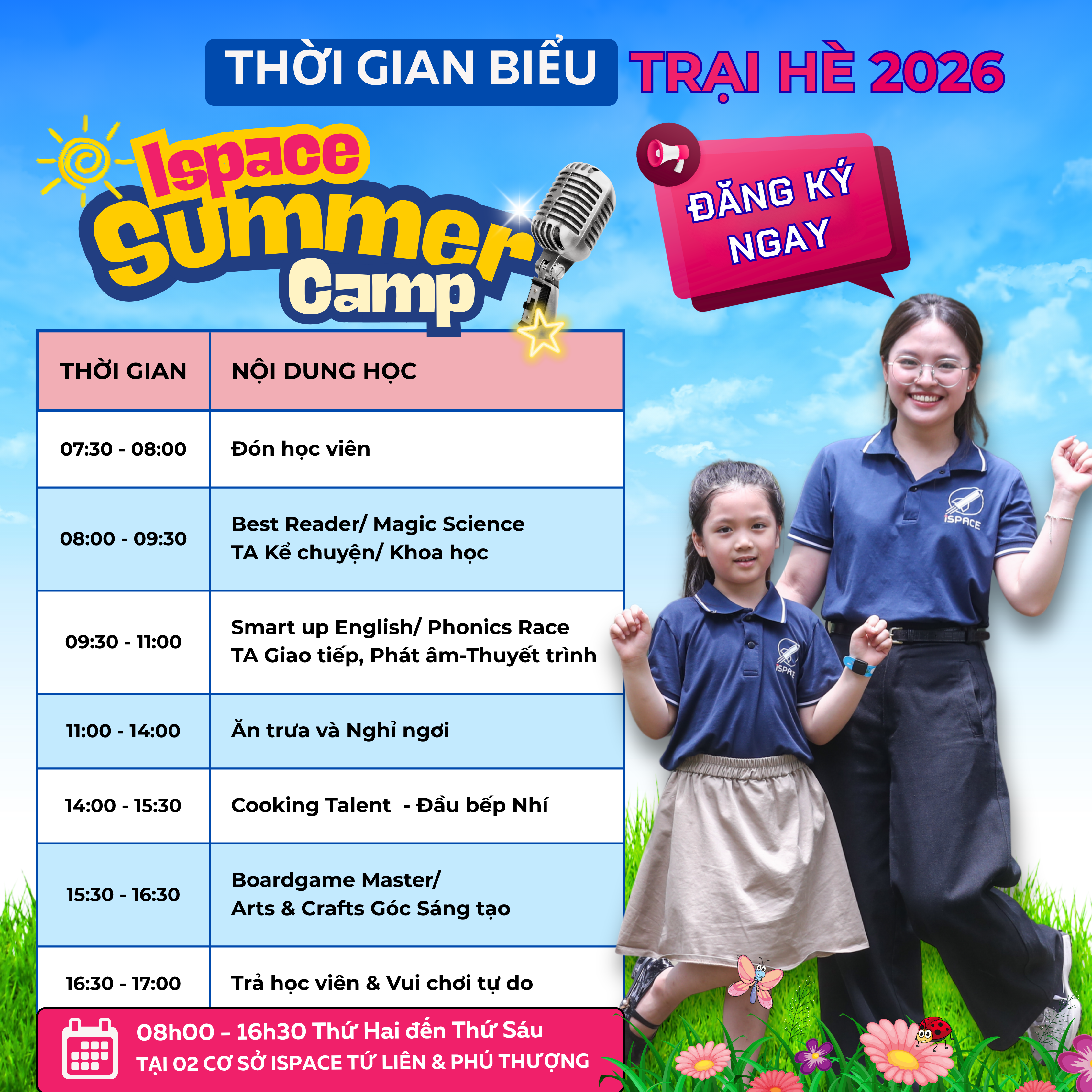 Một Ngày Tại Trại Hè Bán Trú ISPACE SUMMER FUN 2026 Có Gì?